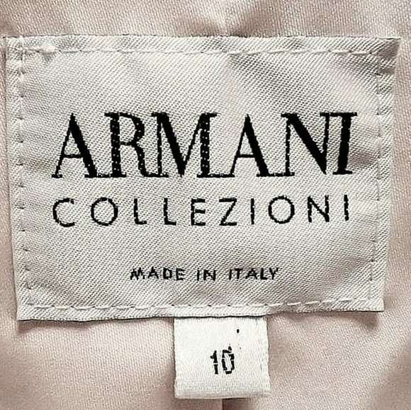 ARMANI COLLEZIONI SILK-LINED BLAZER JACKET - Picture 2 of 4